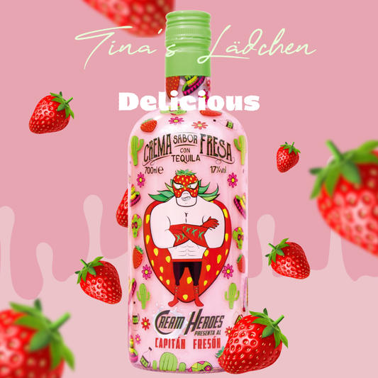 Cream Heroes Strawberry Capitan Freson Likör - Tina's Lädchen