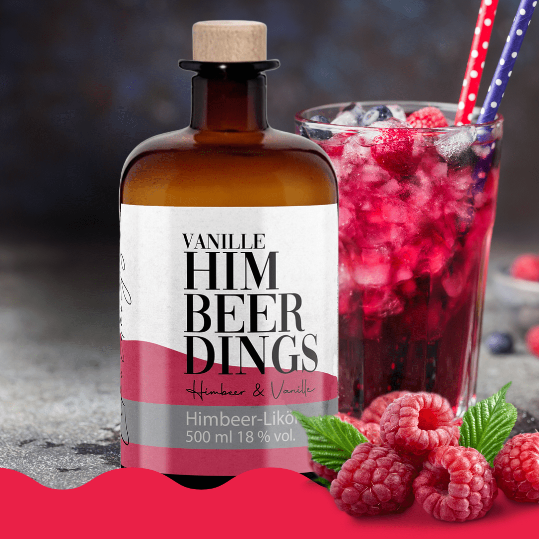 Himbeerdings Likör - Tina's Lädchen