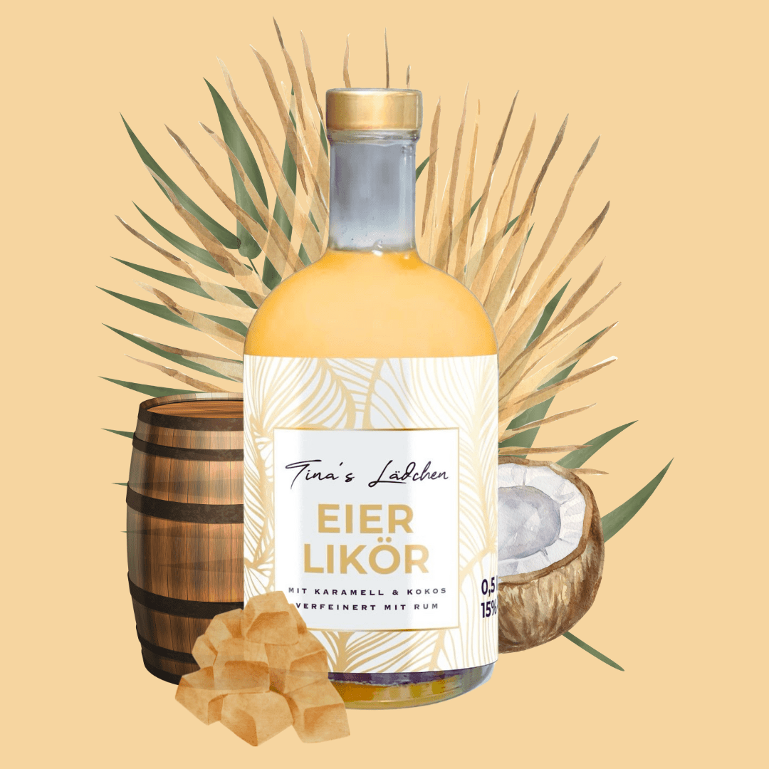 Tina’s Eierlikör – Cremiger Likör mit Rum, Karamell & einem Hauch Kokos - Tina's Lädchen